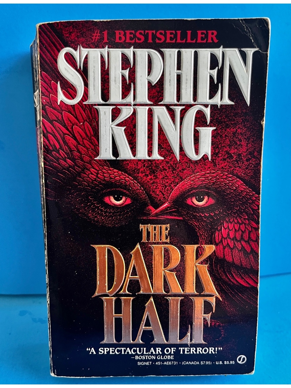 Stephen King The Dark Half Paperback Horror Novel 1990 Edition